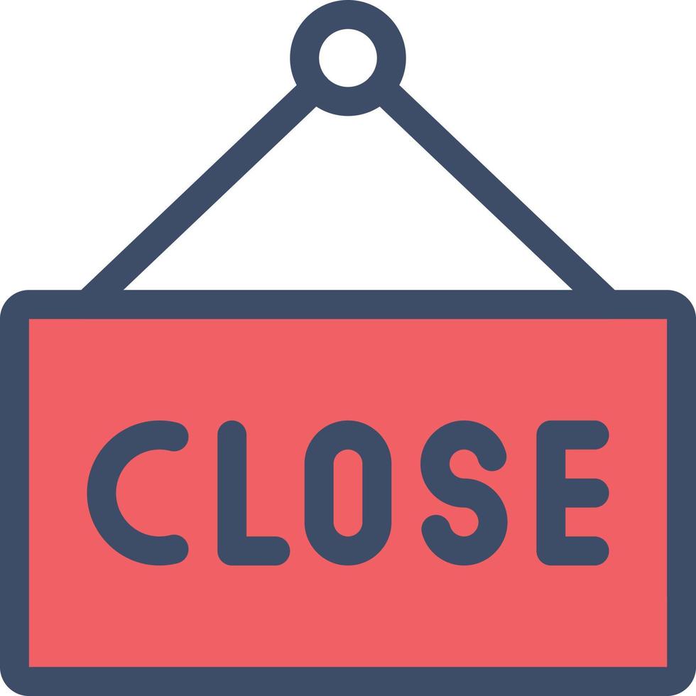 close board vector illustration on a background.Premium quality symbols. vector icons for concept and graphic design.