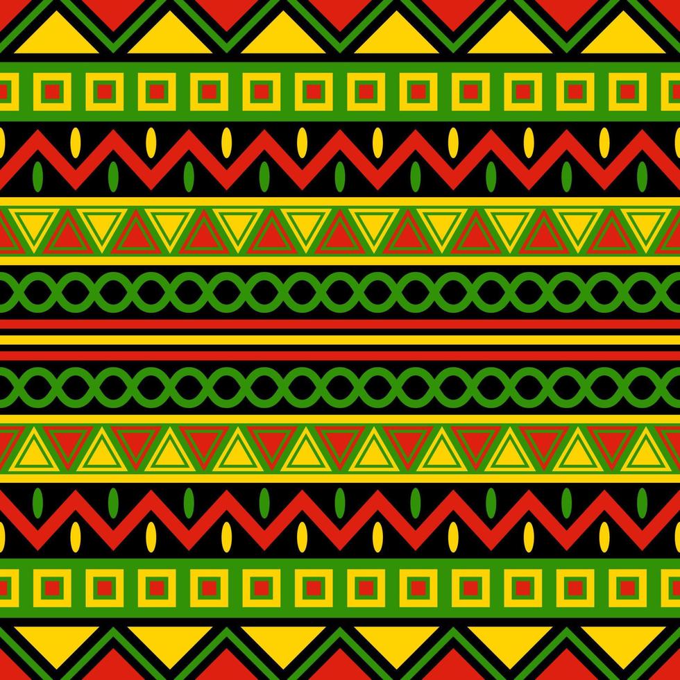 Seamless Pattern of Pan African Color Background vector