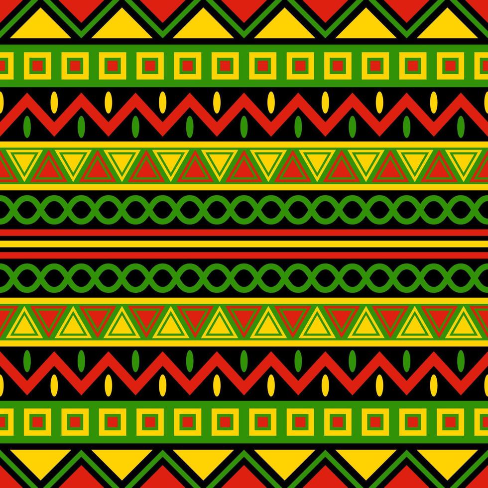 Seamless Pattern of Pan African Color Background vector