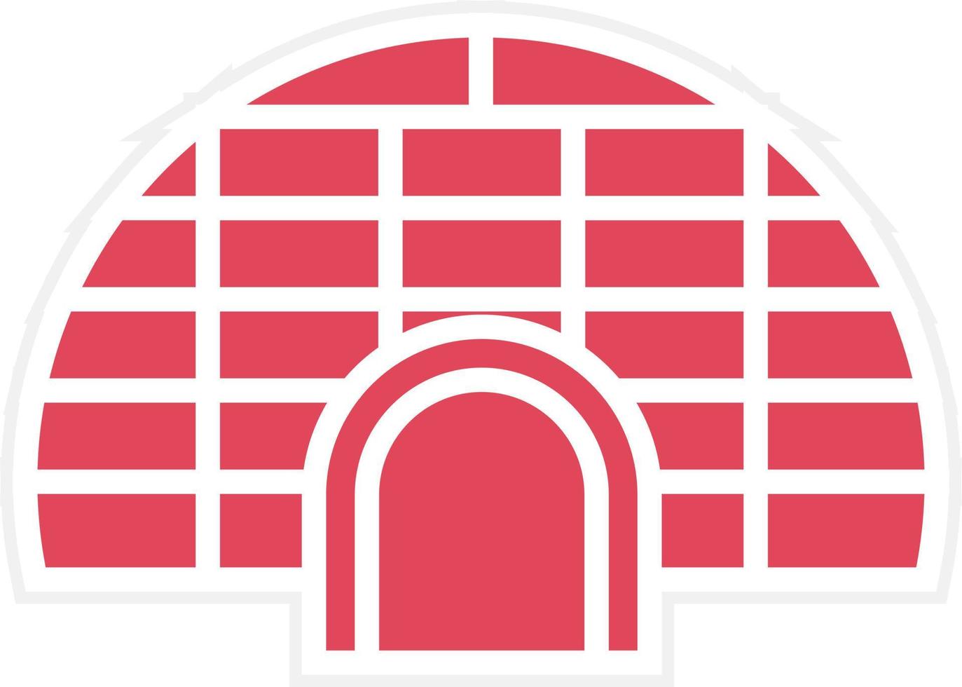 Igloo Icon Style vector