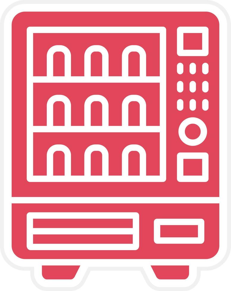 Vending Machine Icon Style vector
