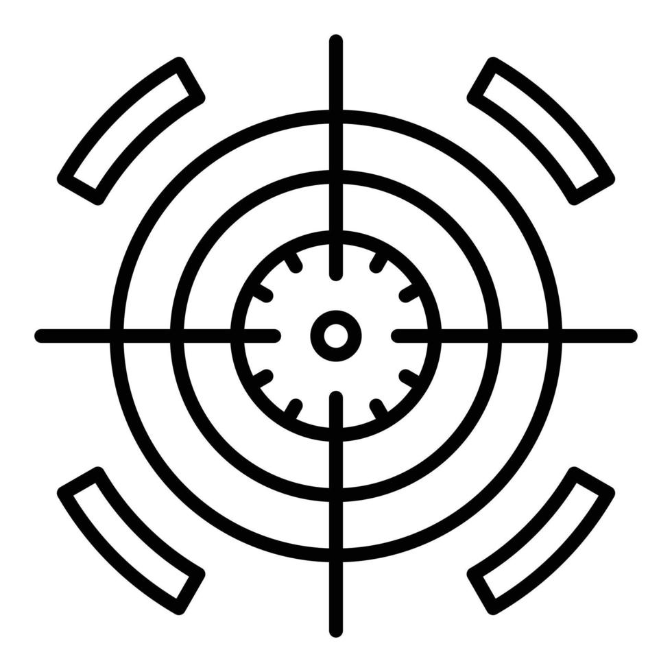 Target Icon Style vector
