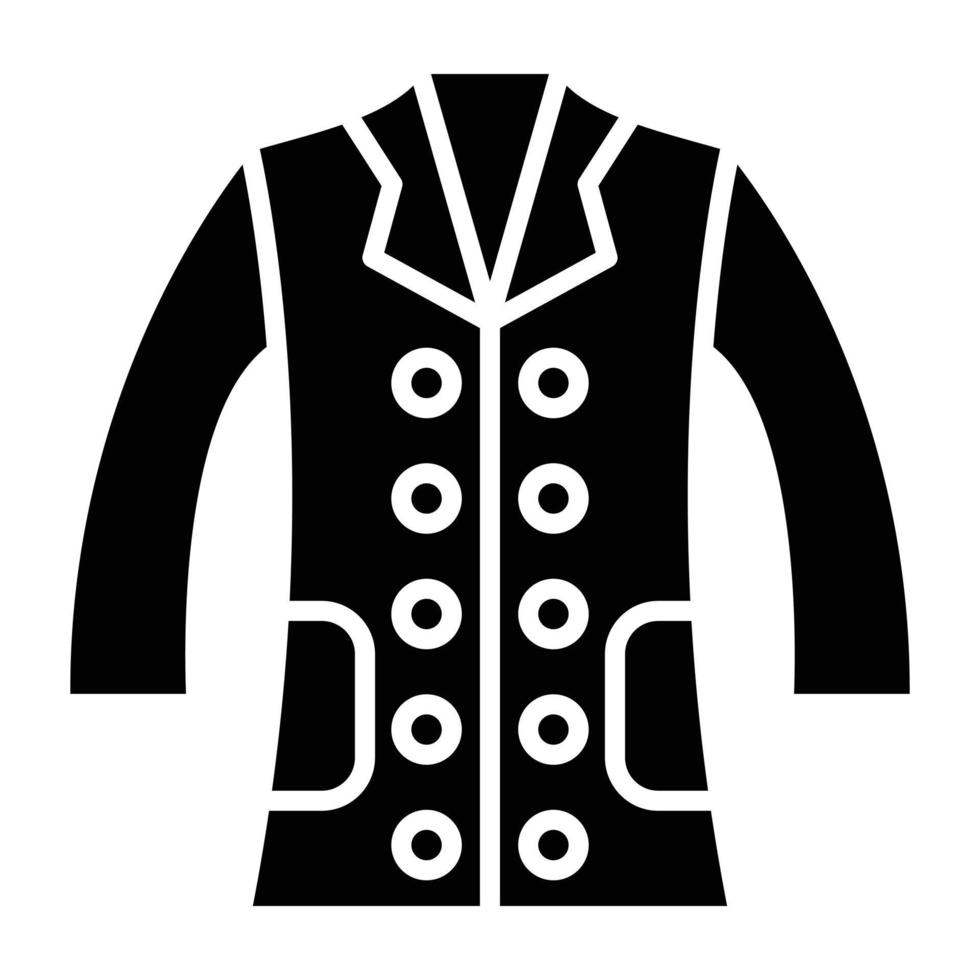 Lab Coat Icon Style vector