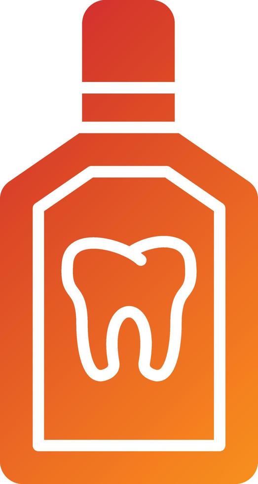 Mouthwash Icon Style vector