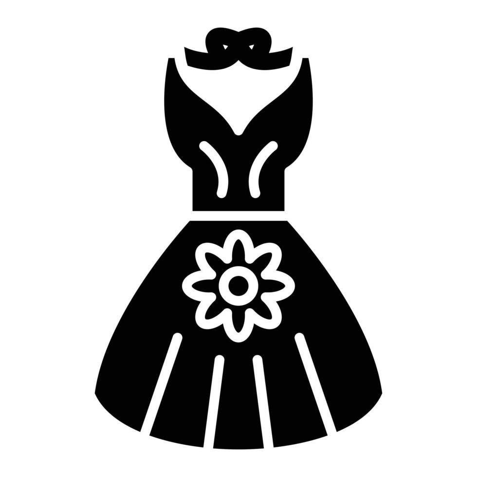 Birthday Dress Icon Style vector