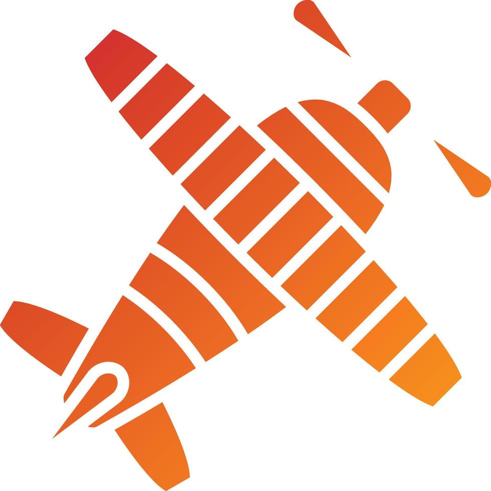 Biplane Icon Style vector