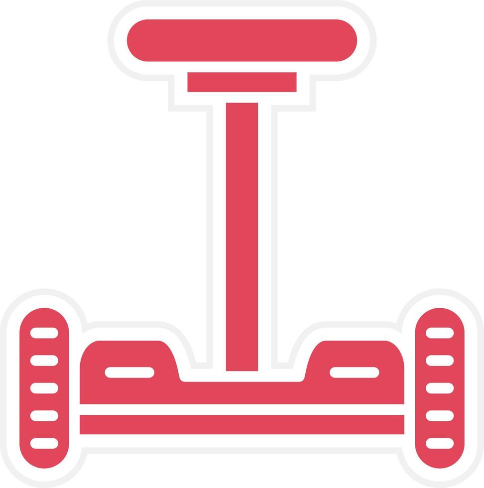 Hoverboard Icon Style vector