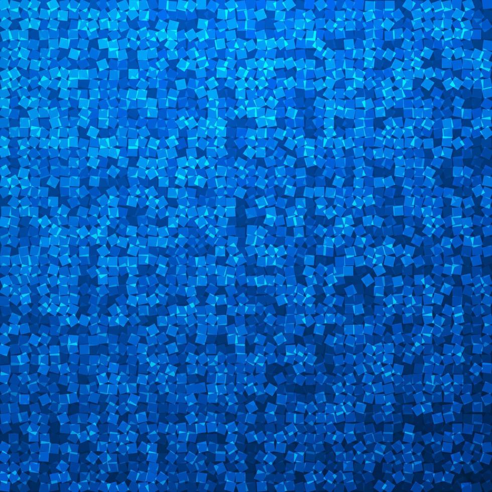 mosaico abstracto azul. concepto virtual. fondo de tecnología. telón de fondo de cuadrados manchados. plantilla de diseño ilustración vectorial vector