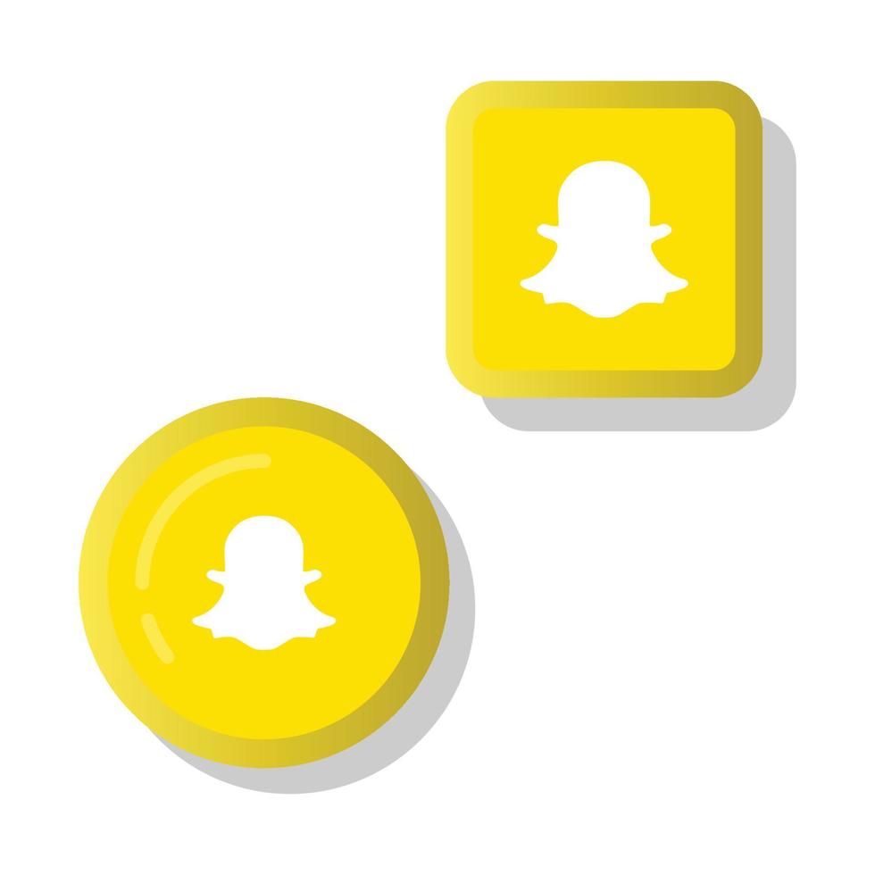 Snapchat Icon Design vector