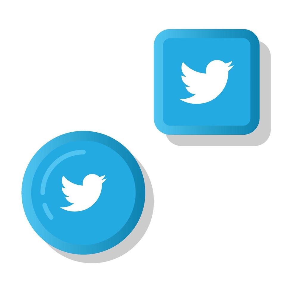 diseño de icono de twitter vector