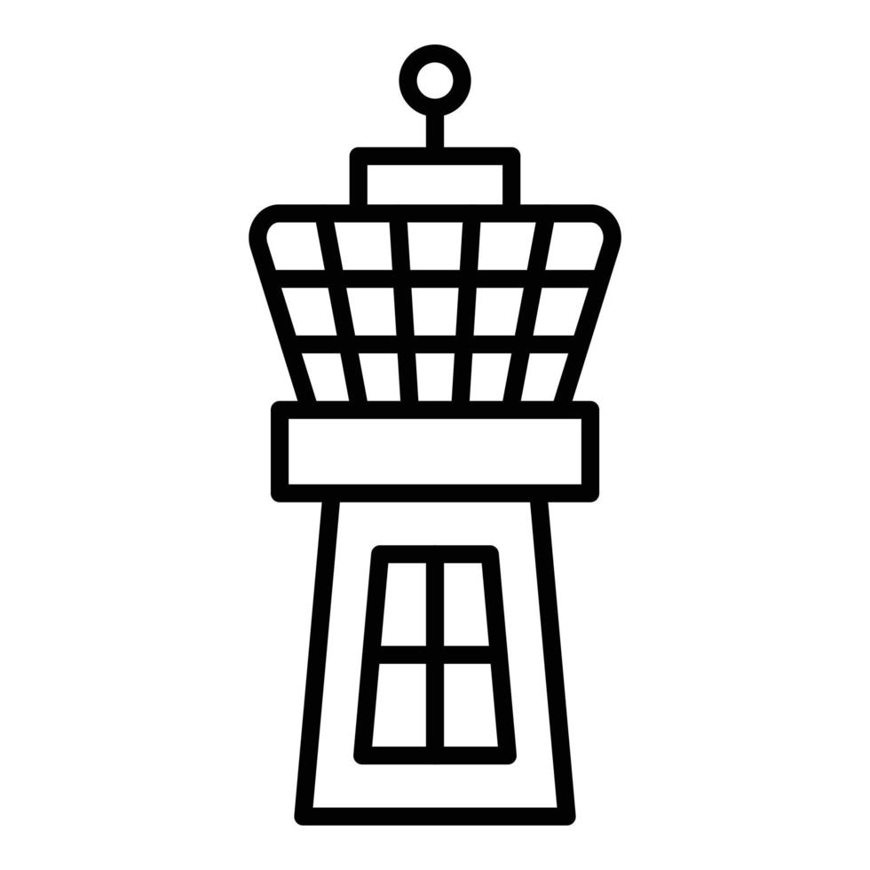 Control Tower Icon Style vector