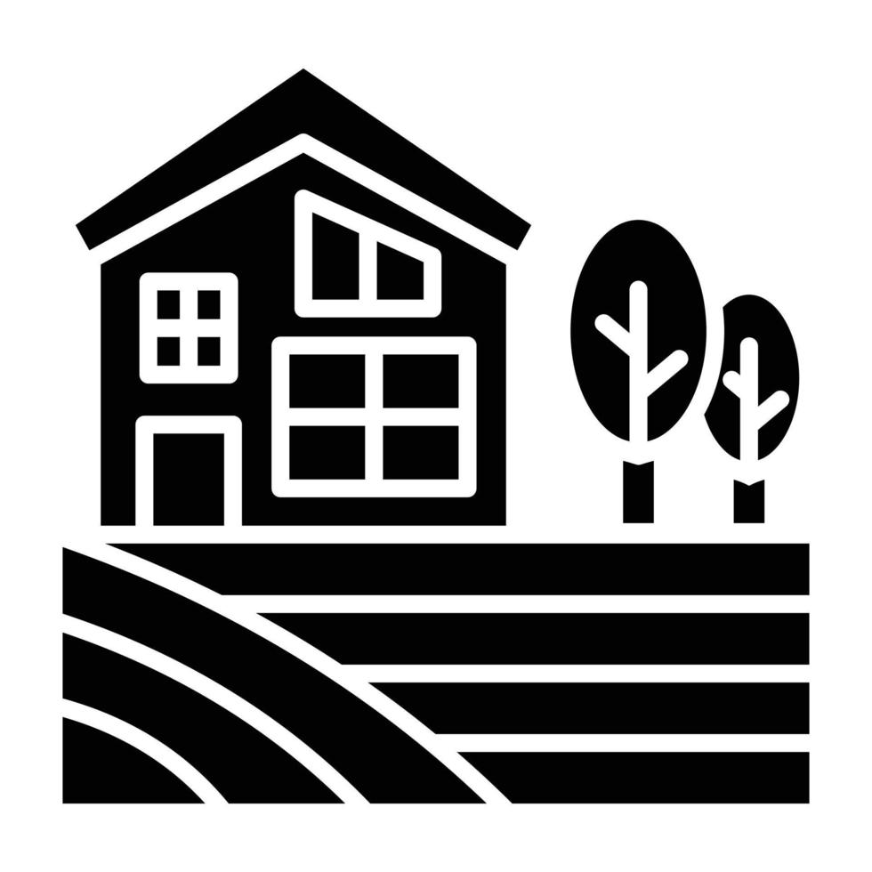 Village Icon Style vector