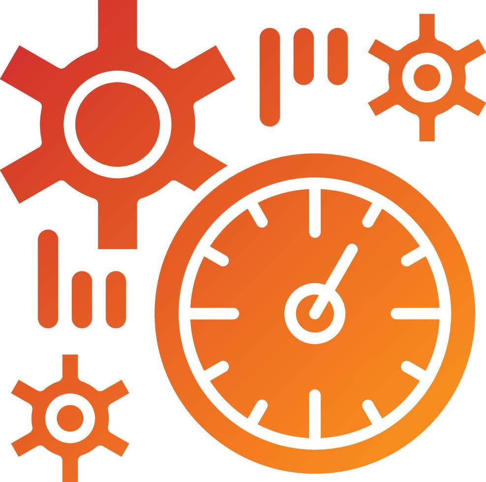 Time Plan Icon Style vector