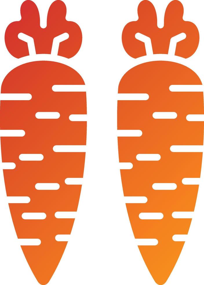 Carrots Icon Style vector
