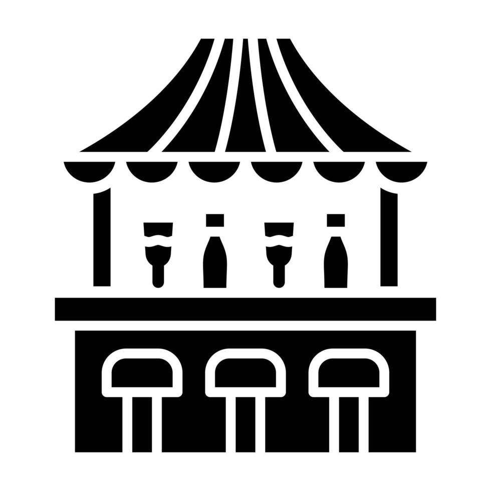 Bar Counter Icon Style vector