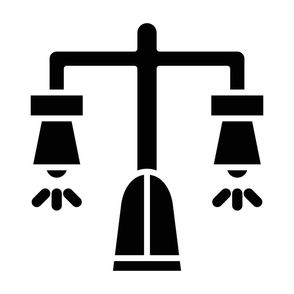 Street Lamp Icon Style vector