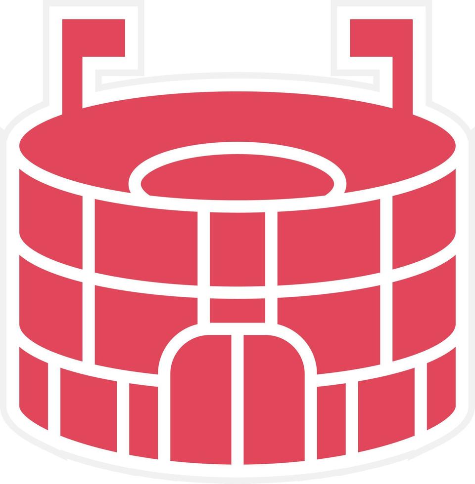 Stadium Icon Style vector