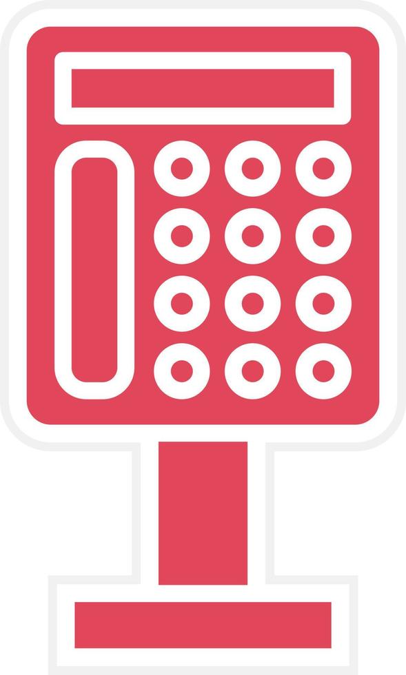 Payphone Icon Style vector