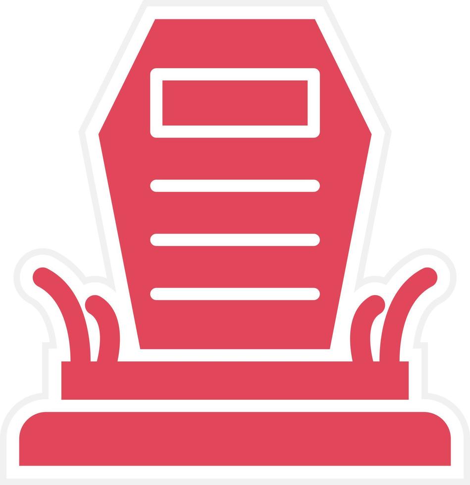Cemetery Icon Style vector