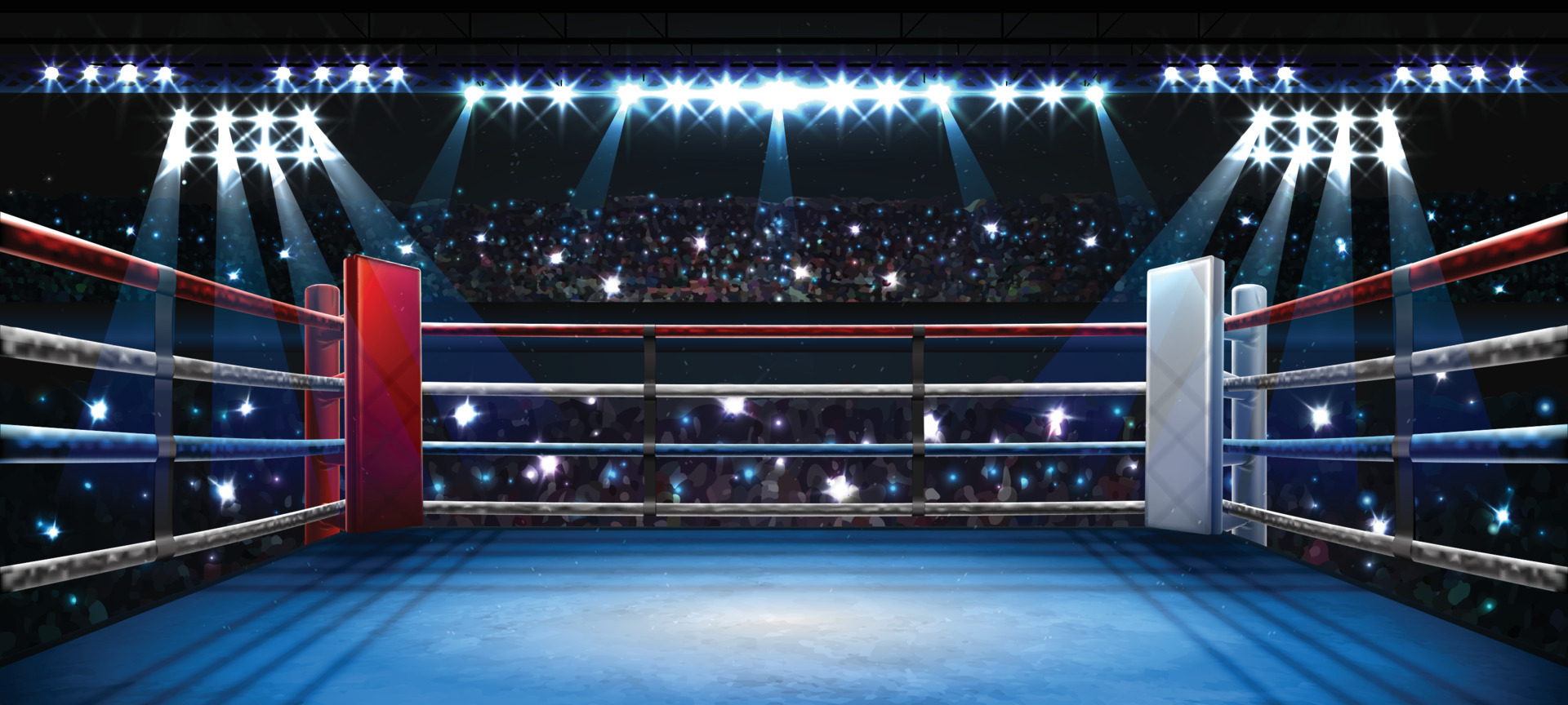 concept de fond d'arène de ring de boxe sport 7885526 Art vectoriel chez  Vecteezy