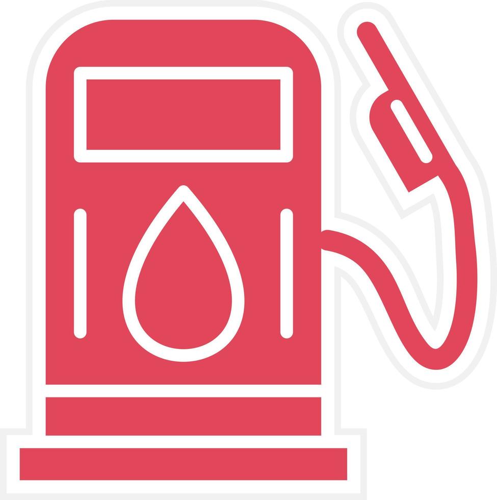 Gas Station Icon Style vector