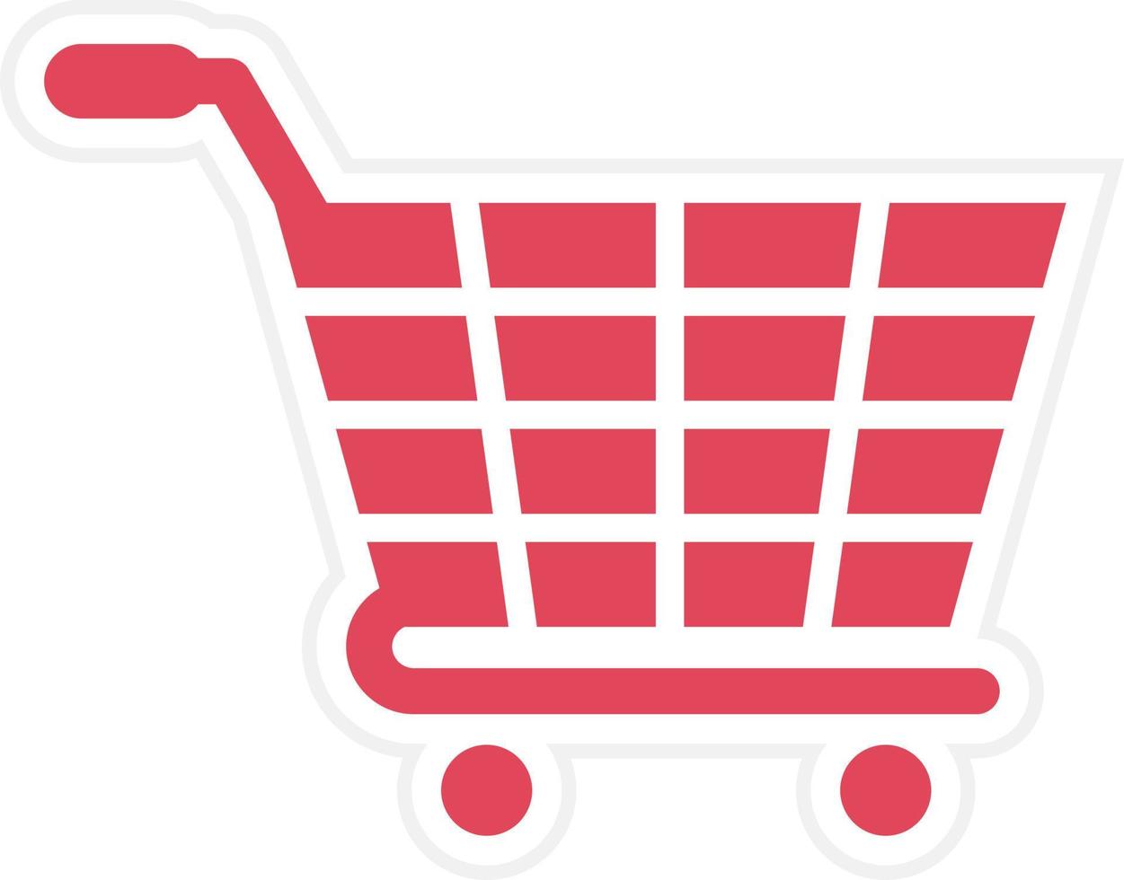 Shopping Cart Icon Style vector