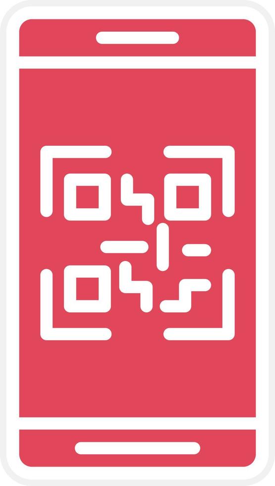 QR Code Icon Style vector