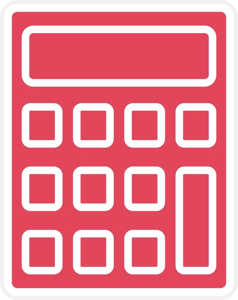 Calculator Icon Style vector