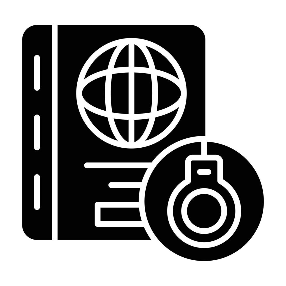 Deported Icon Style vector