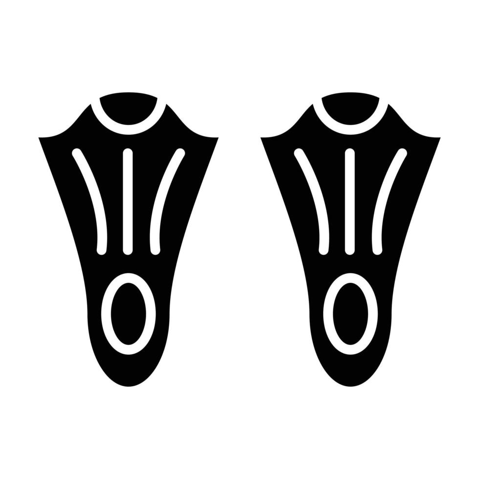 Fins Icon Style vector