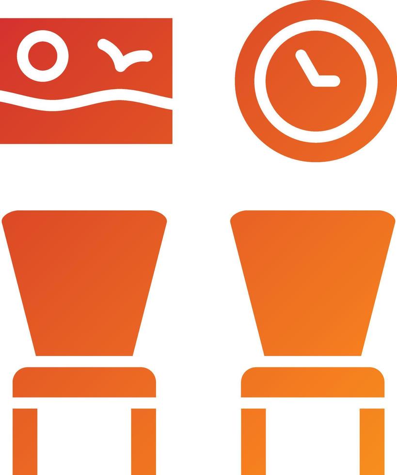 Waiting Room Icon Style vector