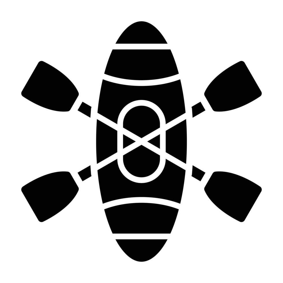 Kayak Icon Style vector