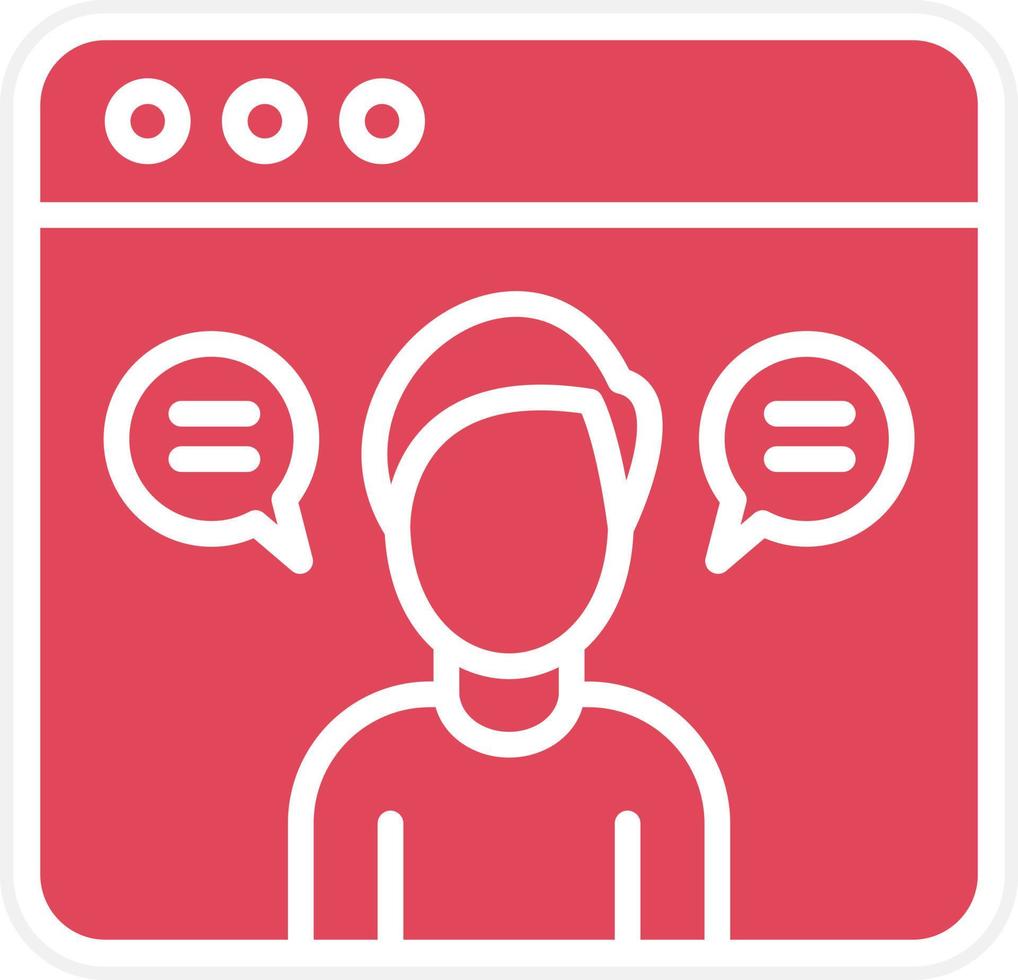 Consultation Icon Style vector