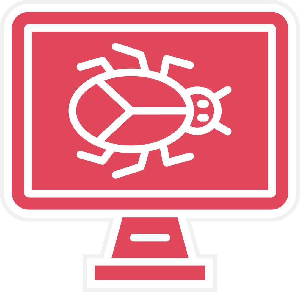Bug Icon Style vector