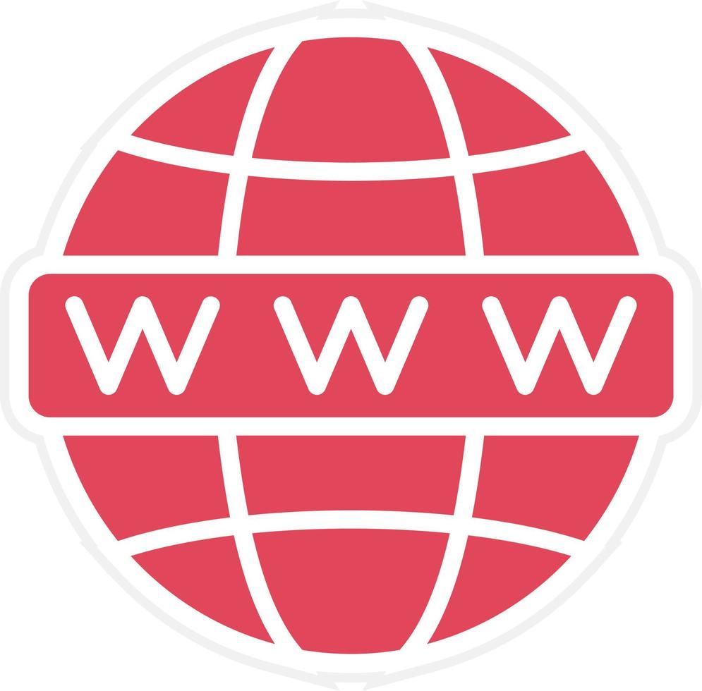 Worldwide Icon Style vector