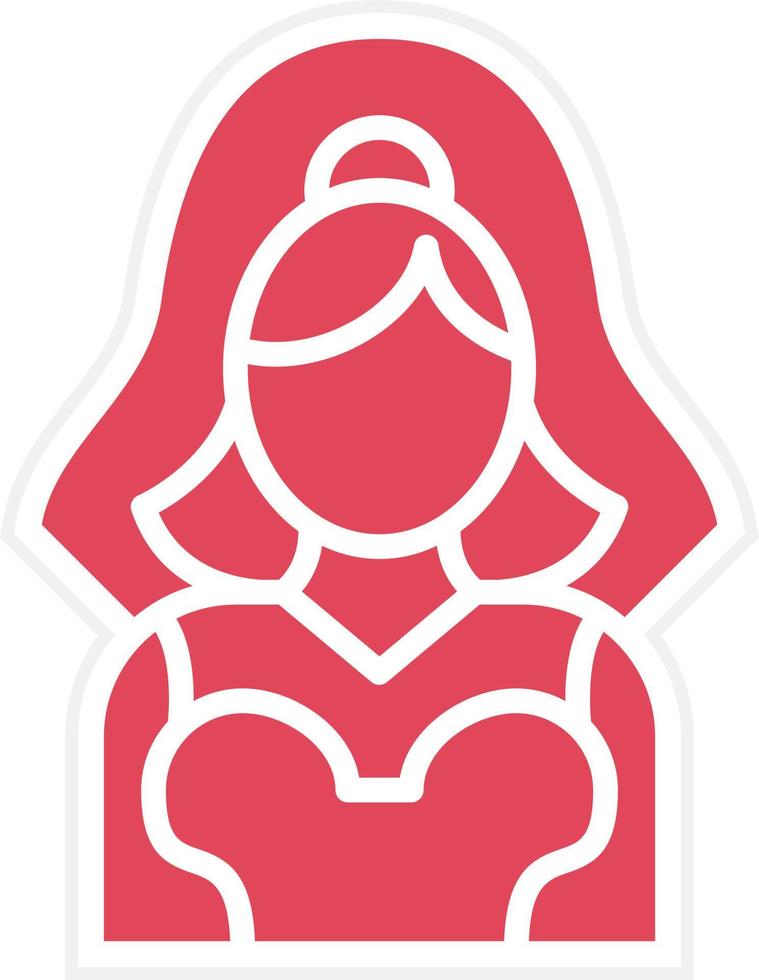 Bride Icon Style vector