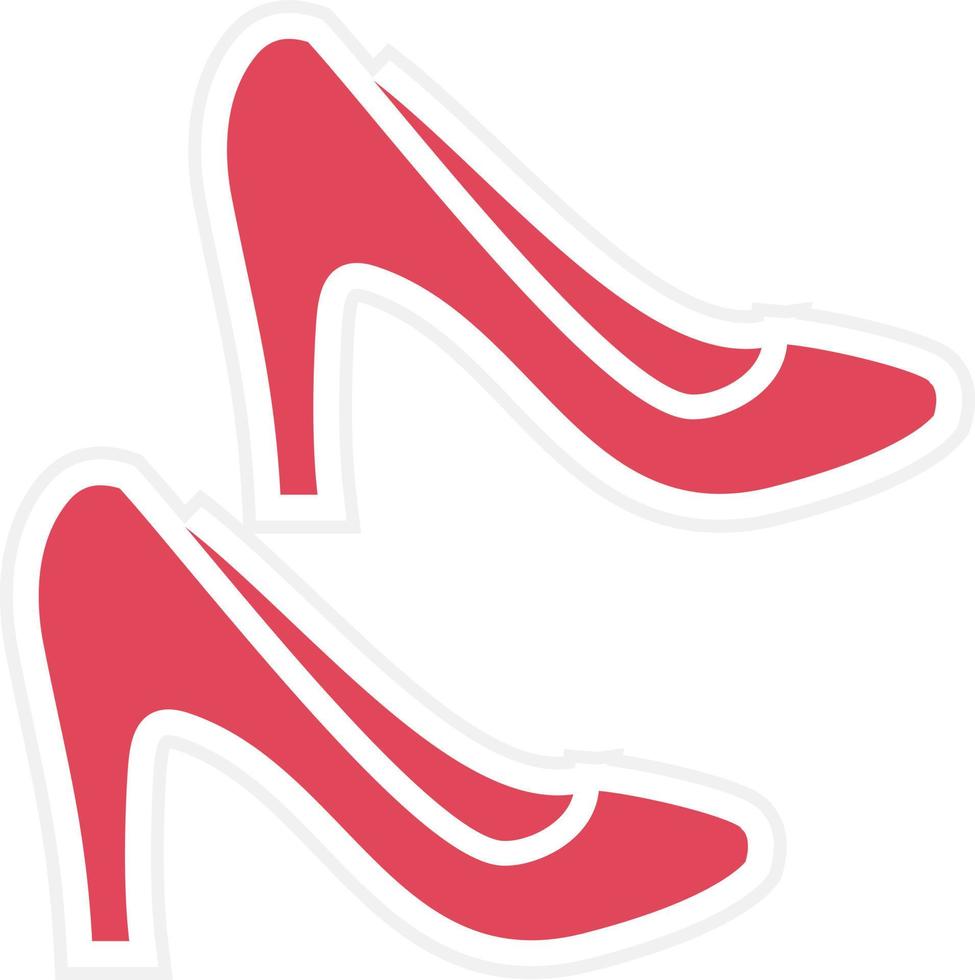 High Heels Icon Style vector