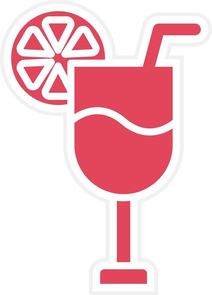 Cocktail Icon Style vector