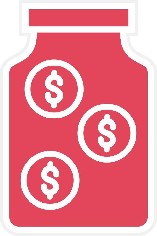 Savings Icon Style vector