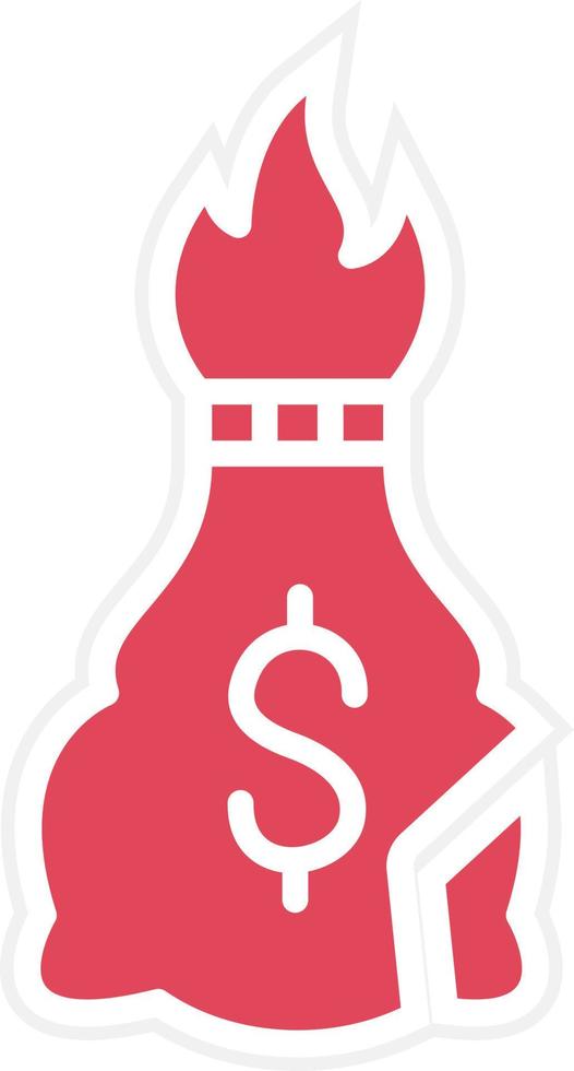 Bankruptcy Icon Style vector