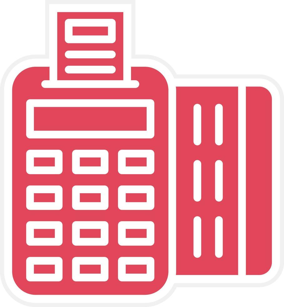 Card Machine Icon Style vector