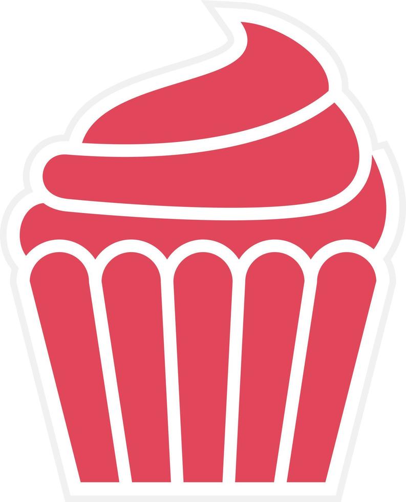 Cupcake Icon Style vector