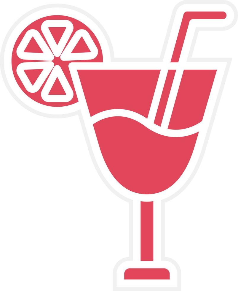 Cocktail Icon Style vector