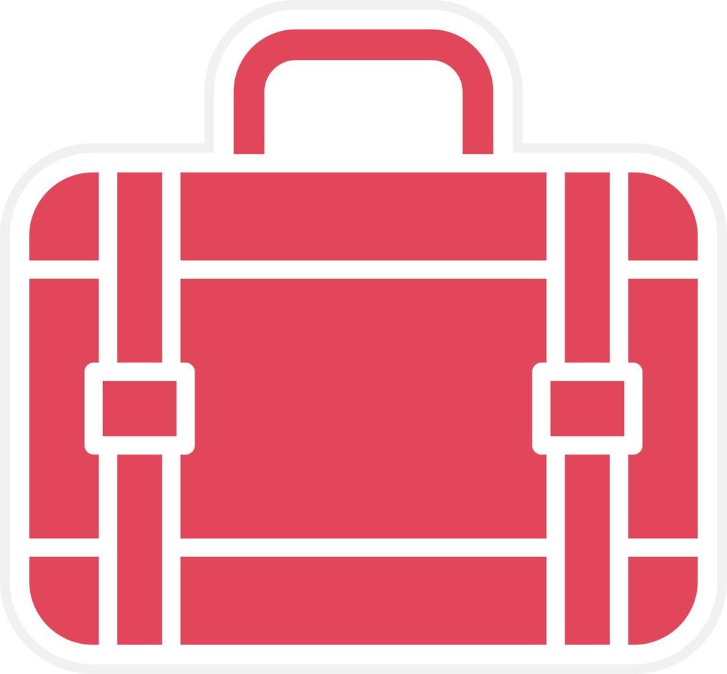 Suitcase Icon Style vector