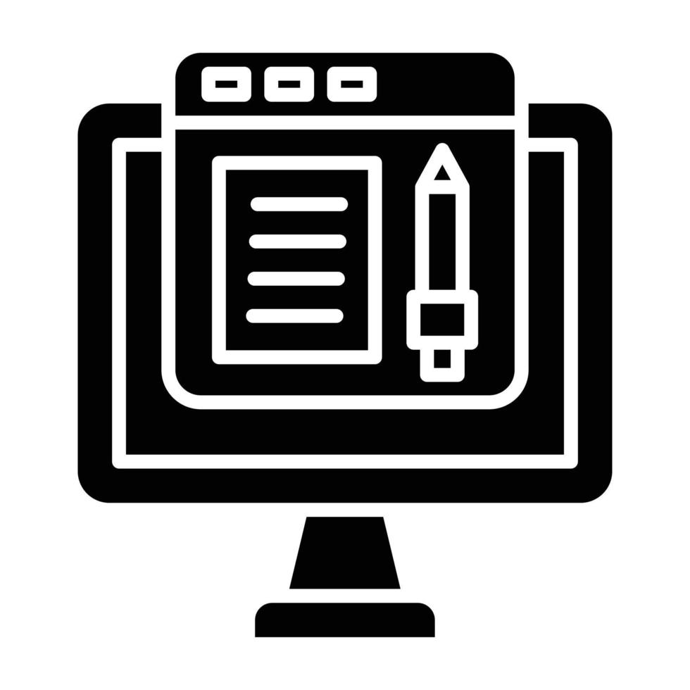 Web Design Icon Style vector
