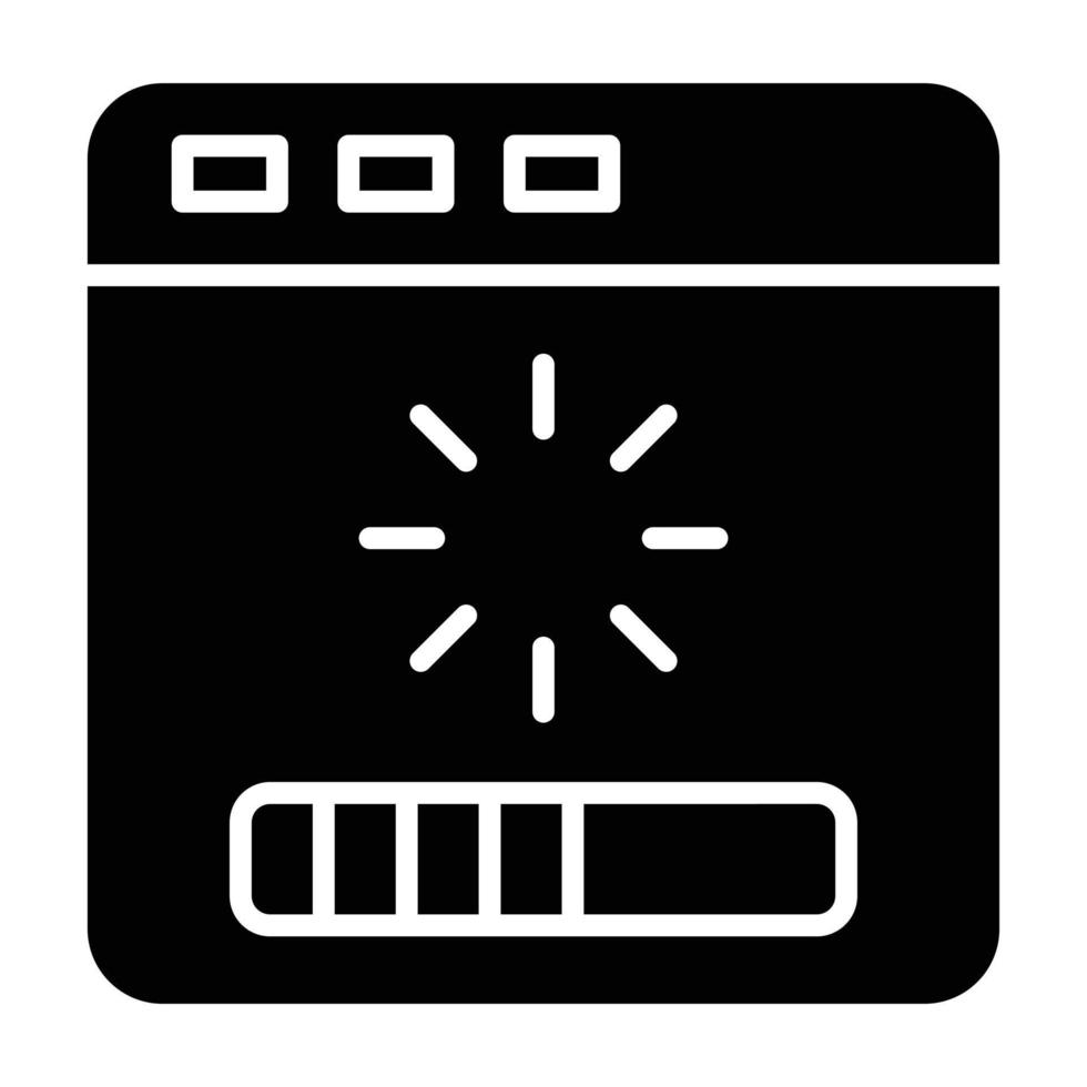 Web Loading Icon Style vector