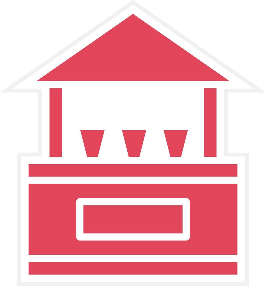 Drinks Stall Icon Style vector