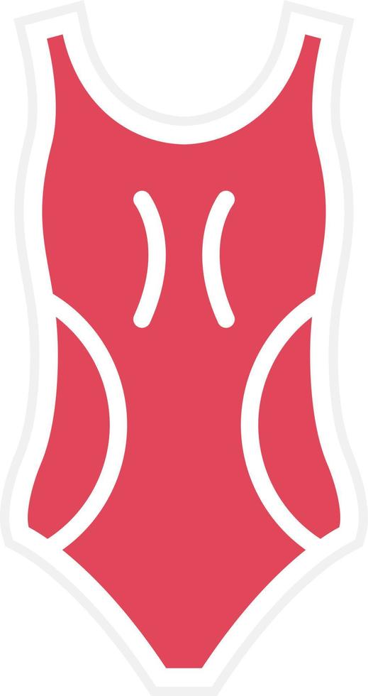 Swimsuit Icon Style vector