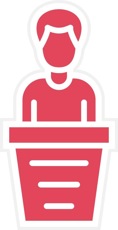 Witness Icon Style vector
