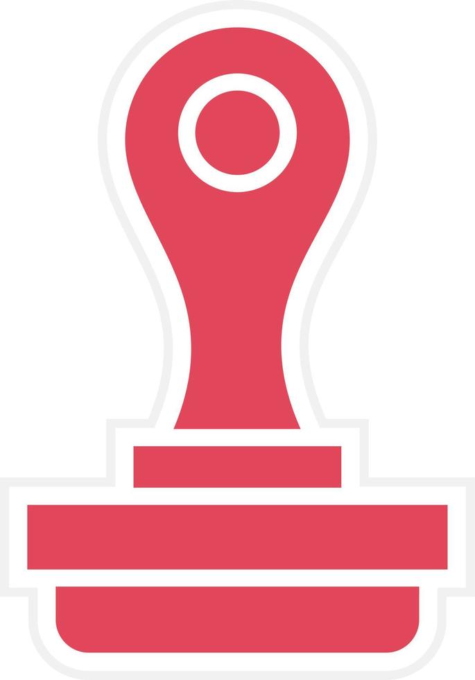 Stamp Icon Style vector